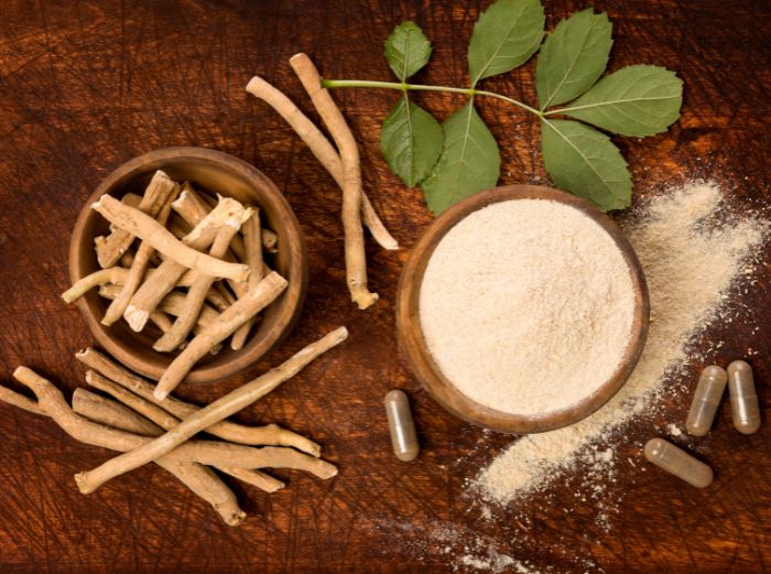 ashwagandha poudre et gélule