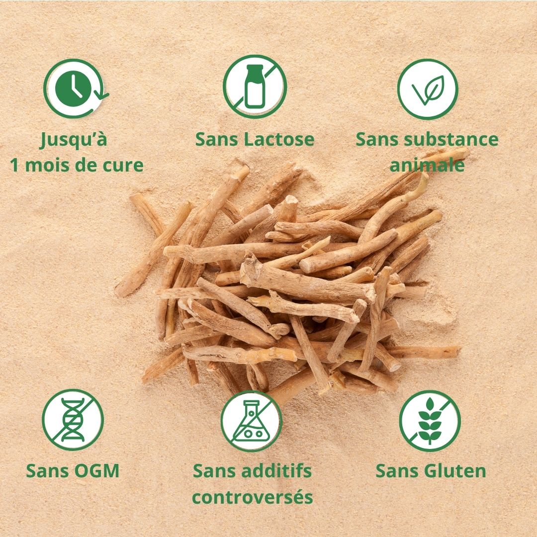 Ashwagandha KSM-66® + Magnésium & Tryptophane
