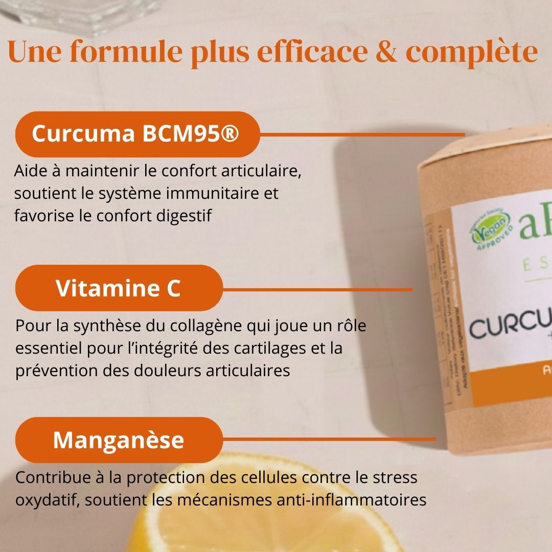 Curcuma BCM95® + Manganèse et Vitamine C