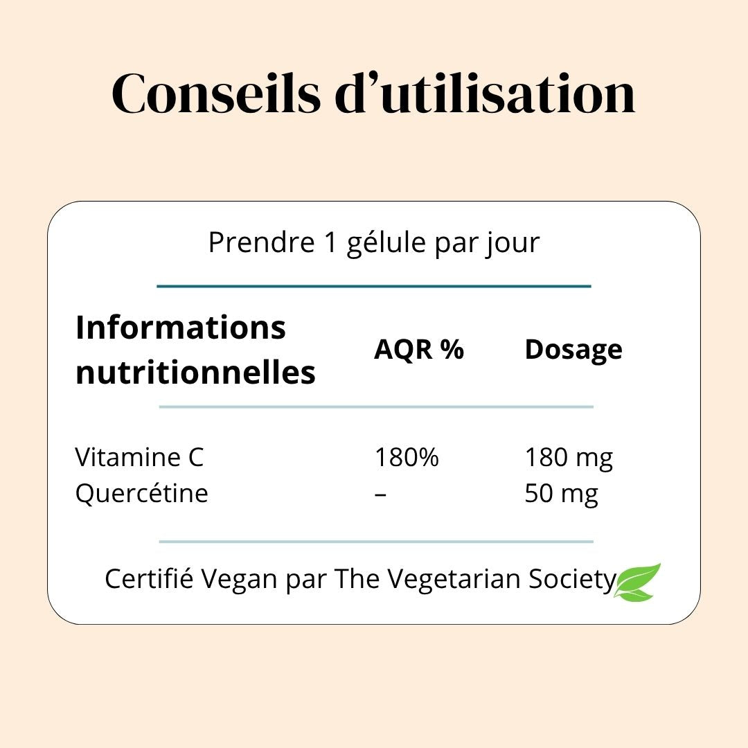Vitamine C & Quercétine