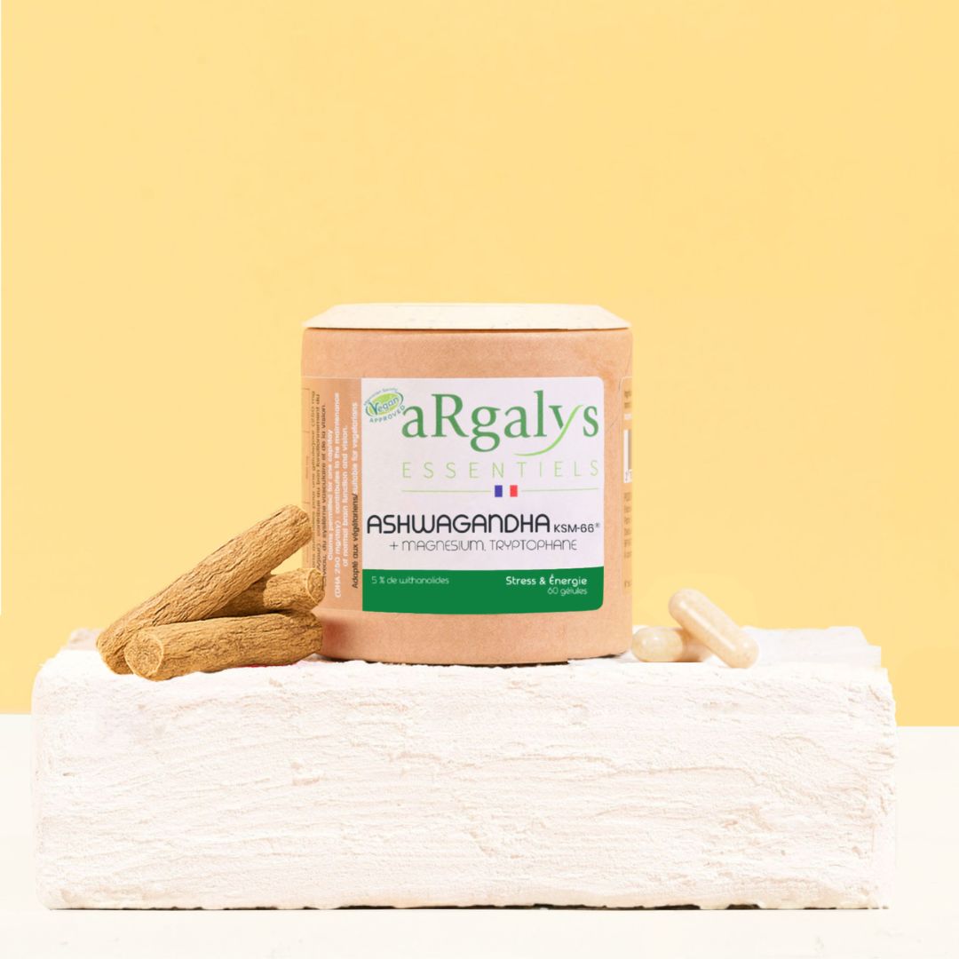 Ashwagandha KSM-66® + Magnésium & Tryptophane