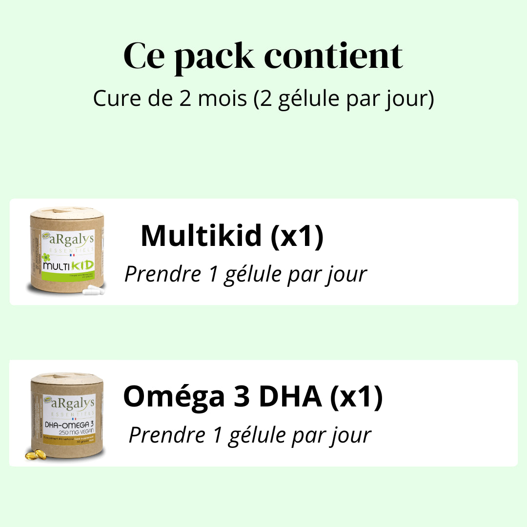 Pack Kid routine 2 mois