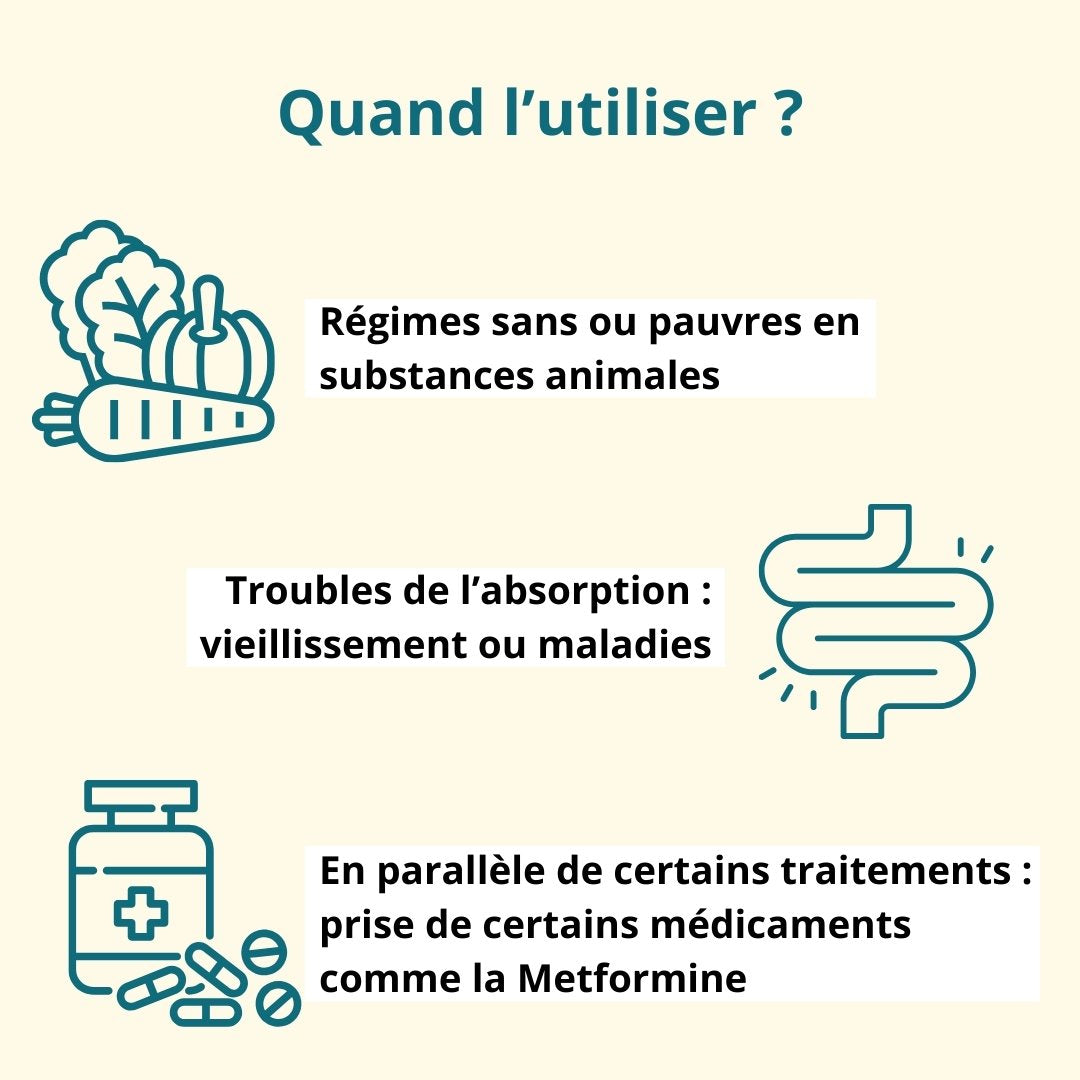 Vitamine B12 Vegan (1000 µg) + Iode et Sélénium